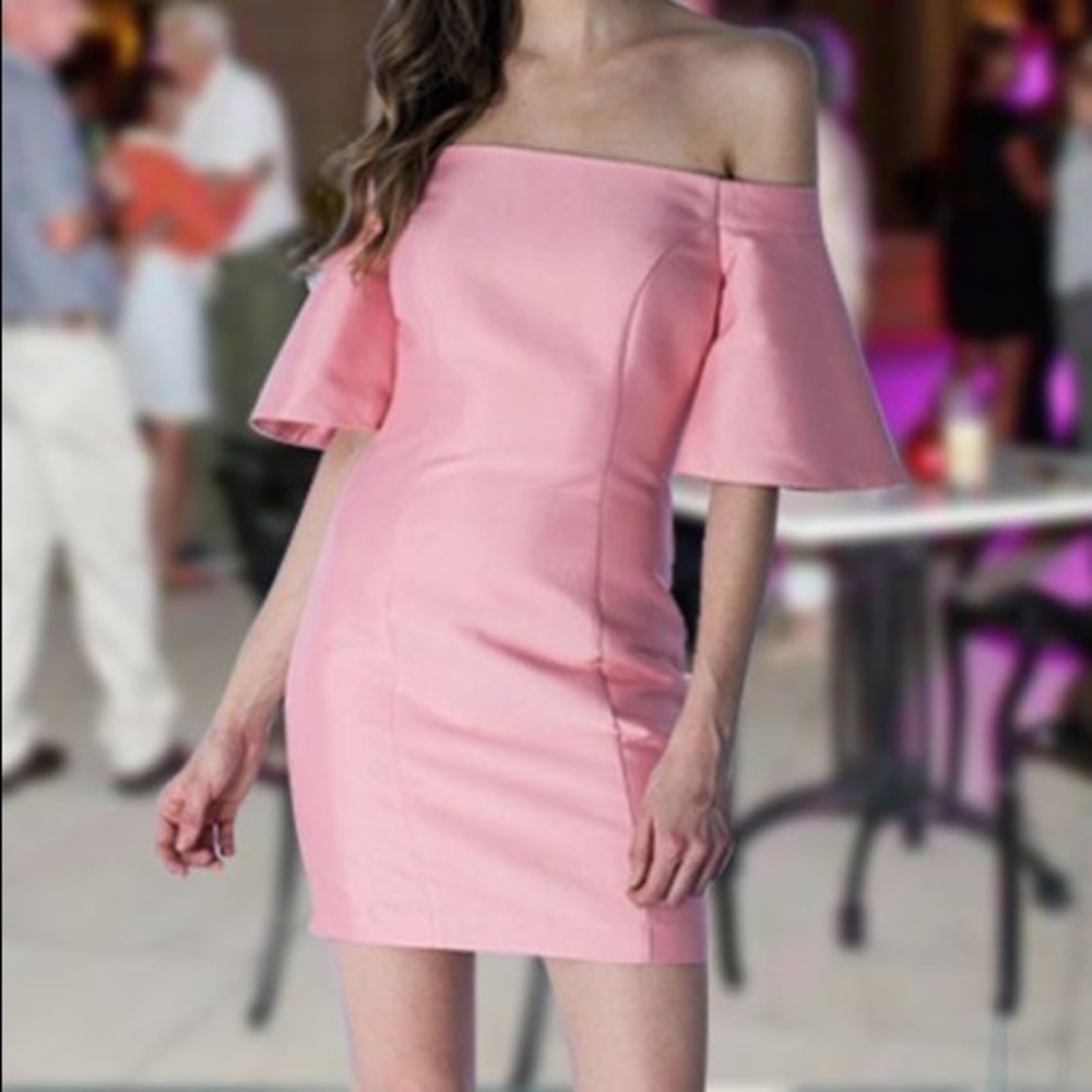 Beautiful pink mini dress